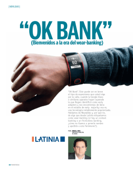 (bienvenidos a la era del wear-banking)