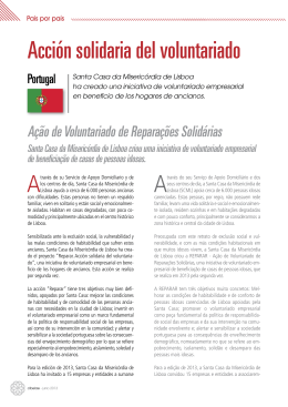 Acci&oacute;n solidaria del voluntariado