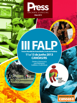 III FALP - Revista Press