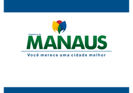 expans&atilde;o urbana da cidade de manaus.