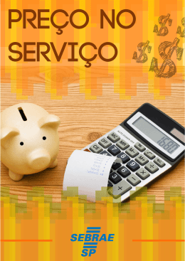 2. pre&ccedil;o de venda no servi&ccedil;o - Sebrae-SP