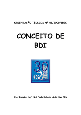 CONCEITO DE BDI - Universidade Santa Cecília