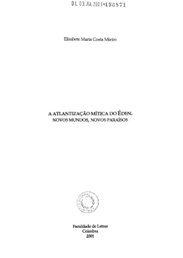 A ATLANTIZAÇÃO WHCA DO ÉDEN.