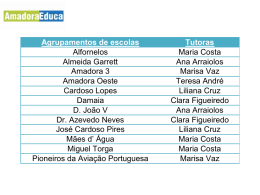 Agrupamentos de escolas Tutoras Alfornelos Maria Costa Almeida