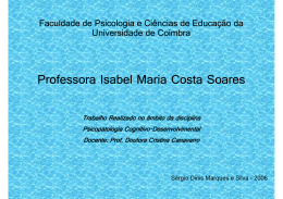 Professora Isabel Maria Costa Soares