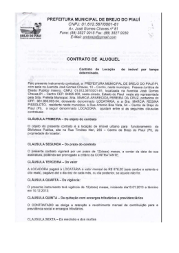 PREFEITURA MUNICIPAL DE BREJO DO PIAUÍ