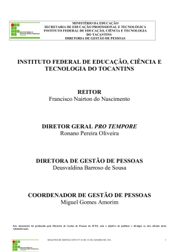 Jan - Instituto Federal do Tocantins