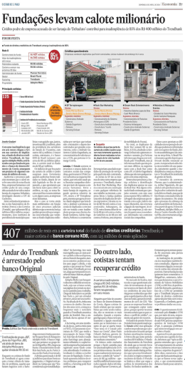 Funda&ccedil;&otilde;es levam calote milion&aacute;rio