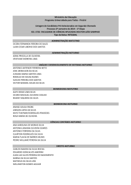 Lista de candidatos pré-selecionados ProUni 2014.2