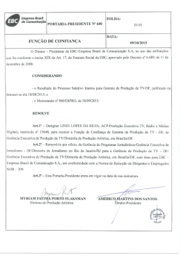 portaria &ndash; presi n&ordm; 600 &ndash; fun&ccedil;&atilde;o de confian&ccedil;a &ndash; linei lopes da silva