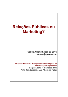 Silva CAL_Relacoes Publicas ou Marketing