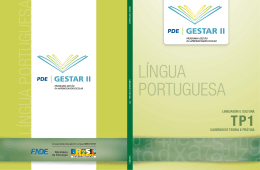 Língua Portuguesa - Caderno Teoria e Prática 1