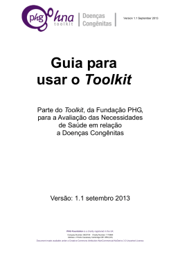 Guia para usar o Toolkit