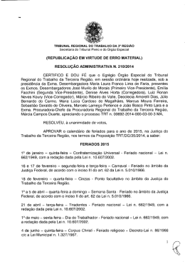 resolu&ccedil;&atilde;o administrativa n. 210/2014