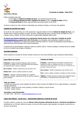 circular maio 14 - Galpão do Circo