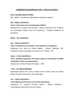 PROGRAMA&Ccedil;&Atilde;O - SIMP&Oacute;SIO
