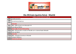 Dia 29/maio (quinta-feira)