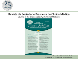 Revista da Sociedade Brasileira de Clínica Médica Journal of the
