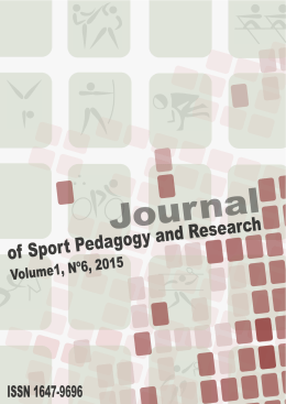 Journal of Sport Pedagogy & Research – Volume 1, Nº. 6, 2015