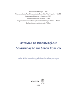 Livro sistema de informa&ccedil;&atilde;o e comunica&ccedil;&atilde;o no setor - UEPB