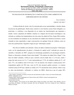 626 TECNOLOGIAS DE INFORMA&Ccedil;&Atilde;O E COMUNICA&Ccedil;&Atilde;O COMO