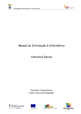 Introdu&ccedil;&atilde;o Inform&aacute;tica - cf.cse.pt