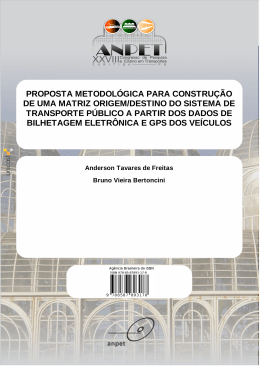 proposta metodol&oacute;gica para constru&ccedil;&atilde;o de uma matriz