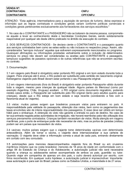 VENDA Nº: 380 CONTRATADA: Disney Turismo Ltda