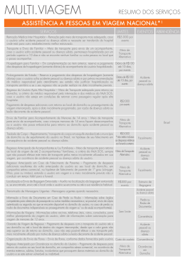Veja aqui o resumo dos servi&ccedil;os