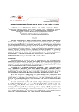 3267 FORMA&Ccedil;&Atilde;O DE INTERMET&Aacute;LICOS FeAl ATRAV&Eacute;S DE