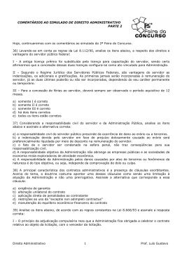 Direito Administrativo 1 Prof. Lu&iacute;s Gustavo