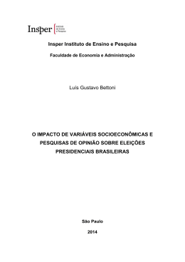Insper Instituto de Ensino e Pesquisa Lu&iacute;s Gustavo Bettoni O