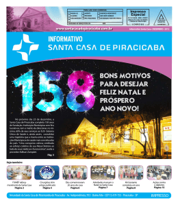 IMPRESSO - Irmandade da Santa Casa de Miseric&oacute;rdia de Piracicaba