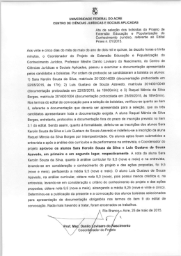 Resultado Final - Universidade Federal do Acre