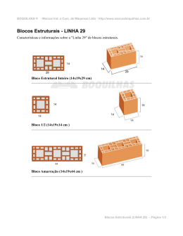 Blocos Estruturais - LINHA 29