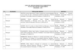 Educa&ccedil;&atilde;o - Filosofia UFC