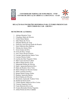 clique aqui para ver a rela&ccedil;&atilde;o das inscri&ccedil;&otilde;es - CEAD