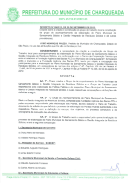 PREFEITURA Do MUNICÍPIO DE cHARQuEADA