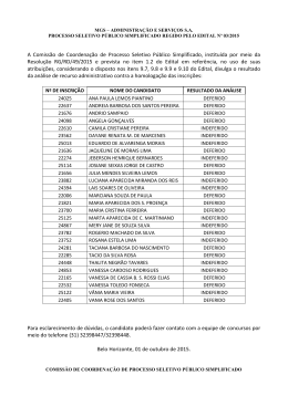An&aacute;lise de recurso administrativo contra a homologa&ccedil;&atilde;o das