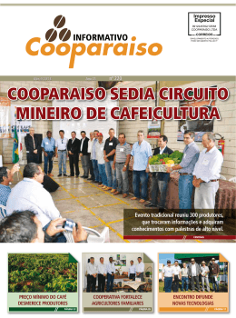 Cooparaiso sedia CirCuito Mineiro de CafeiCultura