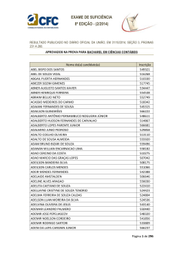 Bacharel em Ciências Contábeis