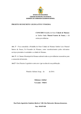 10/14 - C&acirc;mara Municipal de Manaus