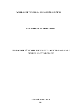 utiliza&ccedil;&atilde;o de t&eacute;cnicas de business intelligence para avaliar o
