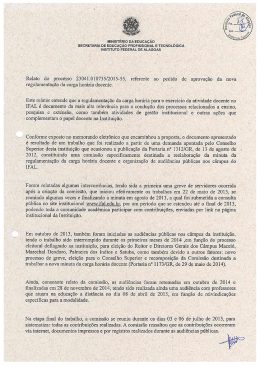 Relatoria do Conselheiro Prof. LUIZ HENRIQUE