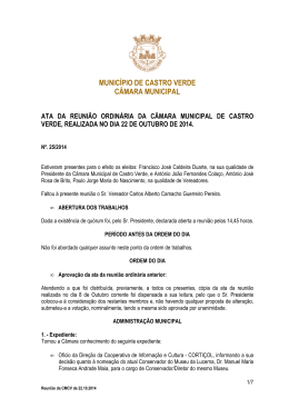 Reunião Ordinária