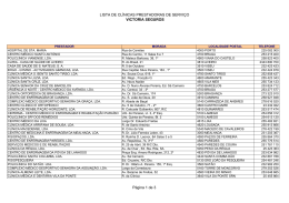 clinicas - prestadoras de servi&ccedil;o &agrave; victoria
