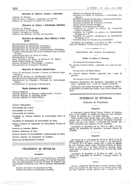 3890 - Presidência da República