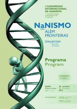 Programa_Web_I Congresso Internacional de Nanismo