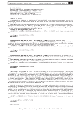 Anexo - Tribunal de Justi&ccedil;a do Estado do Cear&aacute;