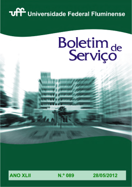 089, de 28/5/2012 - Universidade Federal Fluminense